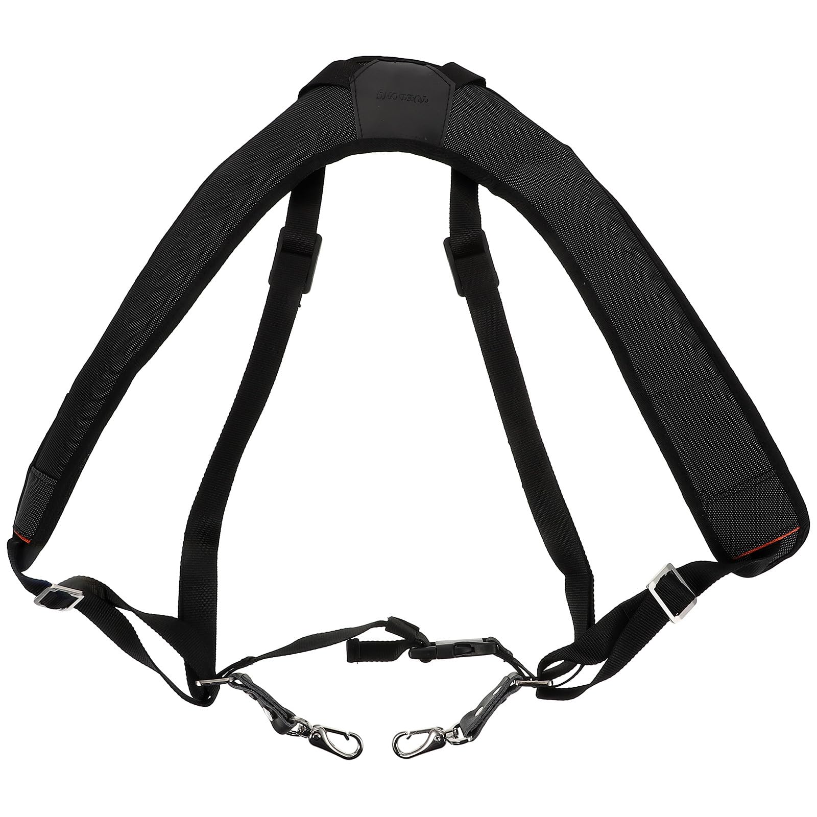 Alipis Correa Ajustable para Africano Esponja de Alta Densidad y Malla de Aire, Cinturón Protector para Cuello y Hombros, Accesorio para Instrumento Musical Negro