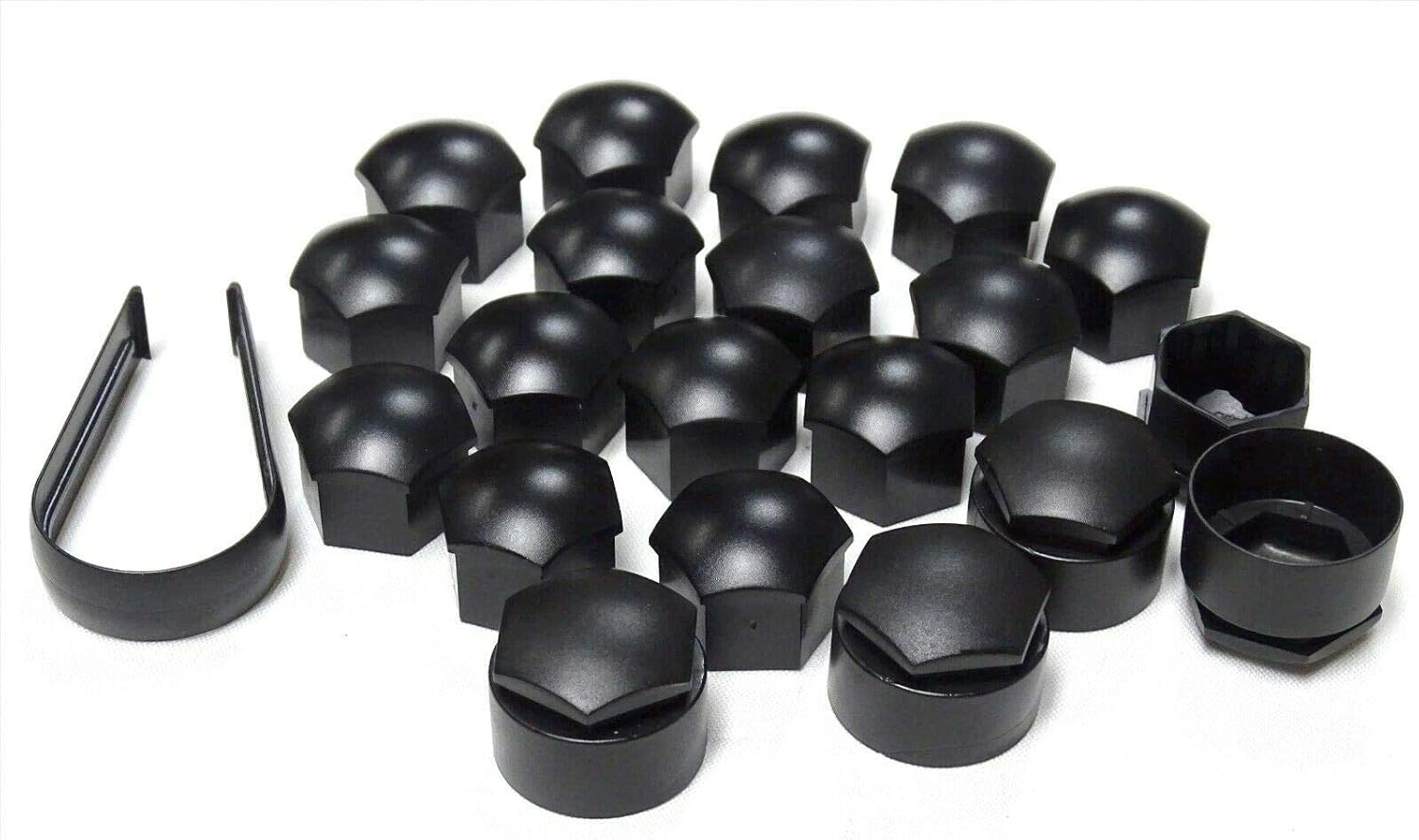 17mm WHEEL NUT COVERS for AUDI A1 A3 A4 A5 A6 Q5 A8 BOLT COVERS LOCKING