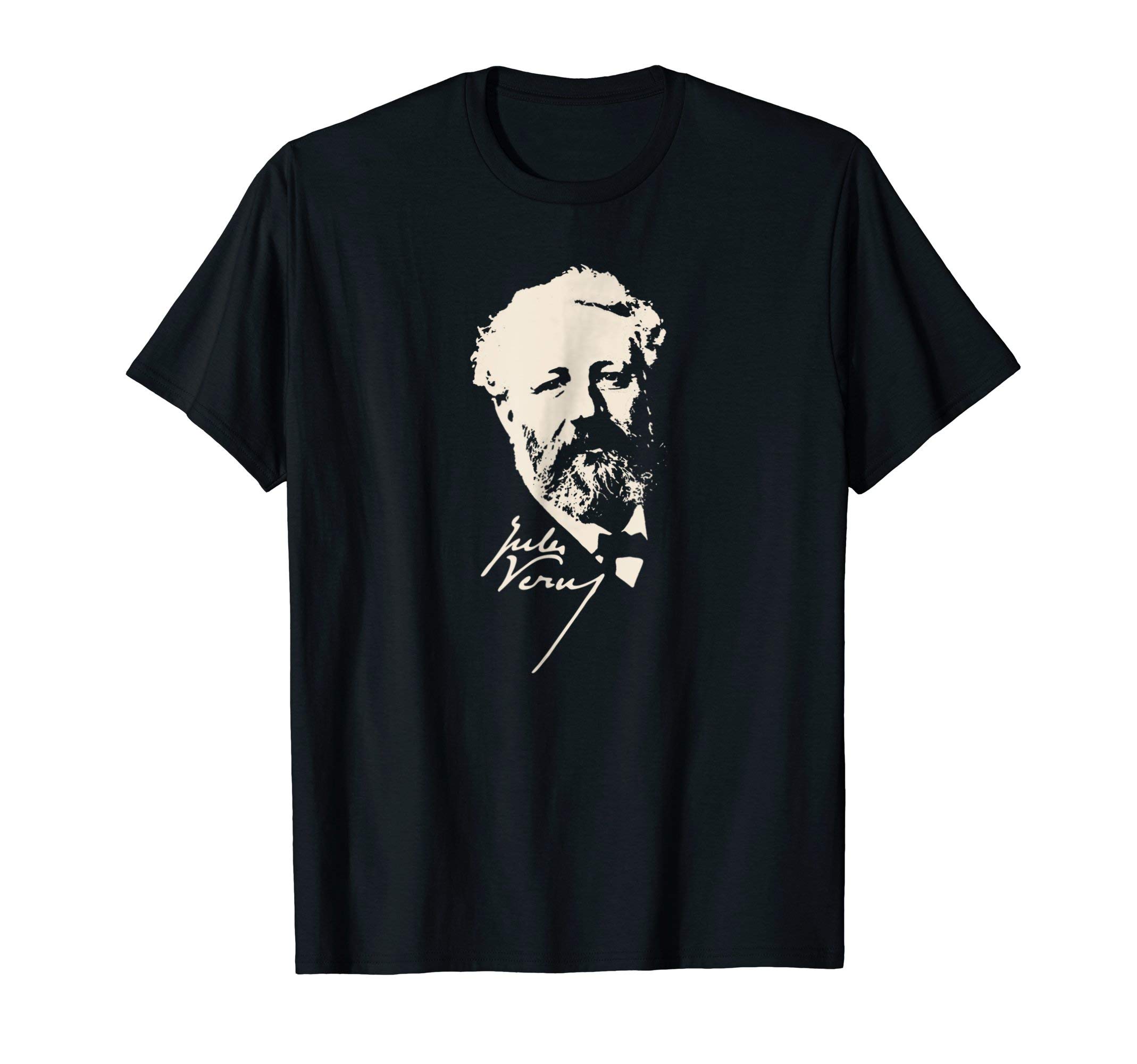 Visionary - Jules Verne Portrait 5 - Science Fiction T-Shirt