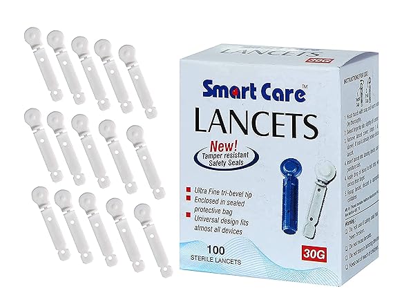 Smart Care Lancets Needle Flat - 100 Pieces