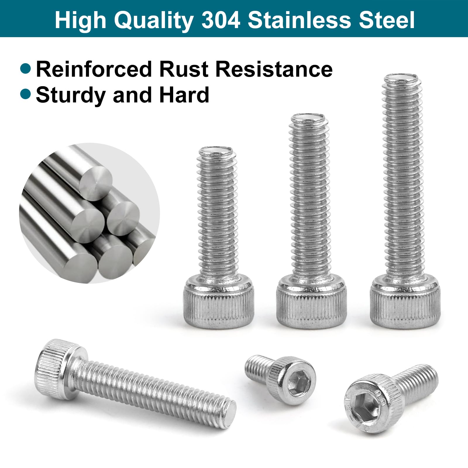 1600 Pcs Metric Screw Assortment Kit - Stainless Steel -3 1600 Pcs Metric Screw Assortment Kit - Stainless Steel -3
