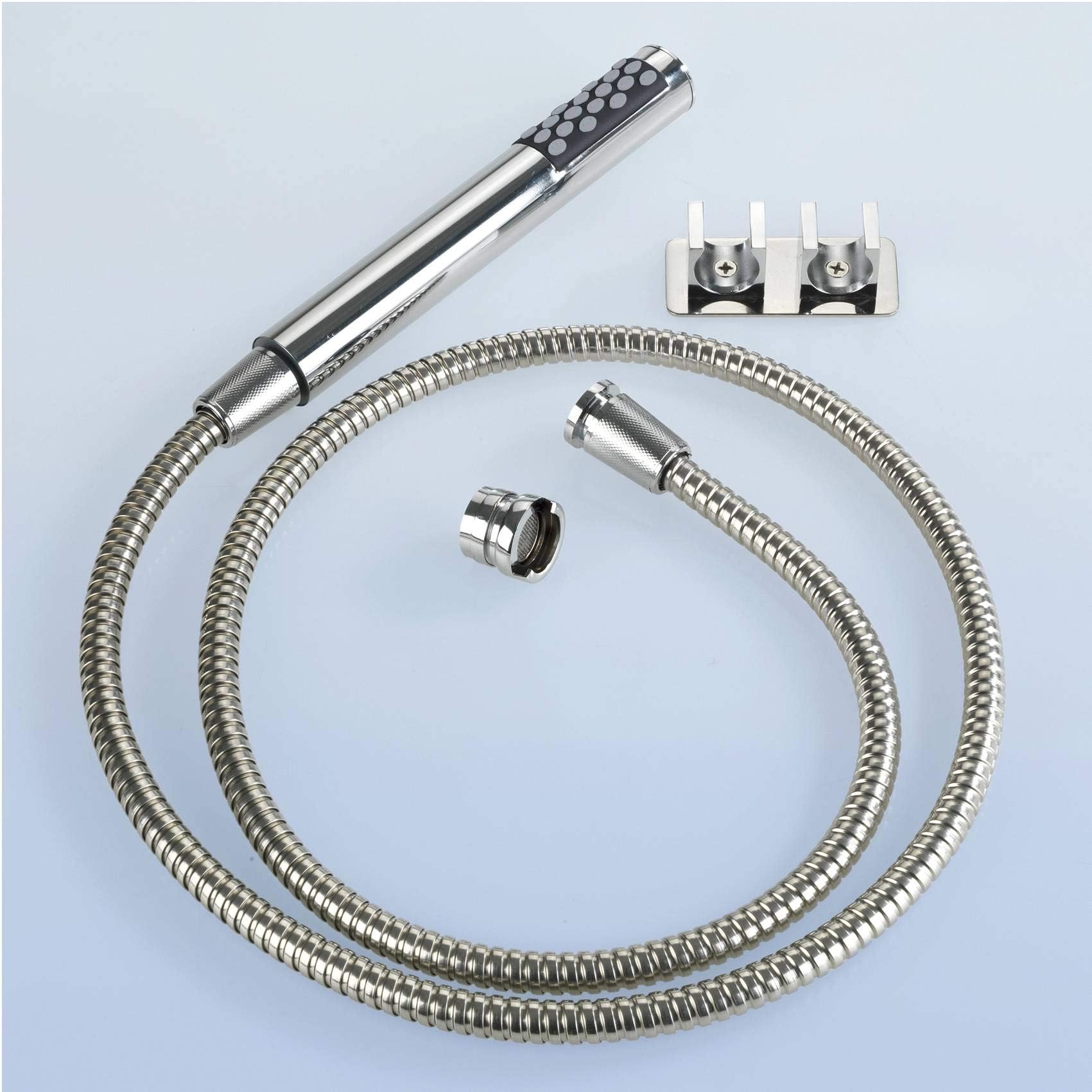 Universal 59" Brass/Stainless Steel Hand Held Sprayer With Wall Mount