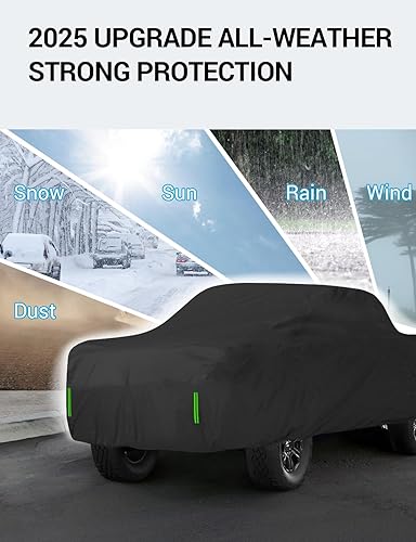 Miniatura 3 de Proadsy - Cubierta para automóvil, resistente al viento, sol, lluvia, rayos UV, polvo y nieve, para todo tipo de clima, impermeable, funda de