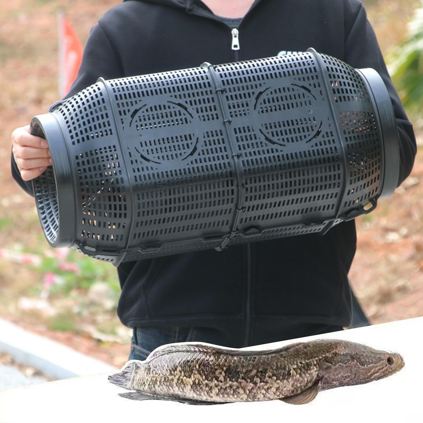 Nasse A Poisson, Nasse A Ecrevisses Piège De Poisson, Nasses À Écrevisses Avec Trous, Portables Cage À Anguilles Filets Cage À Crabes Pour Crevettes Écrevissess Homards Anguilles Eau Douce Salée