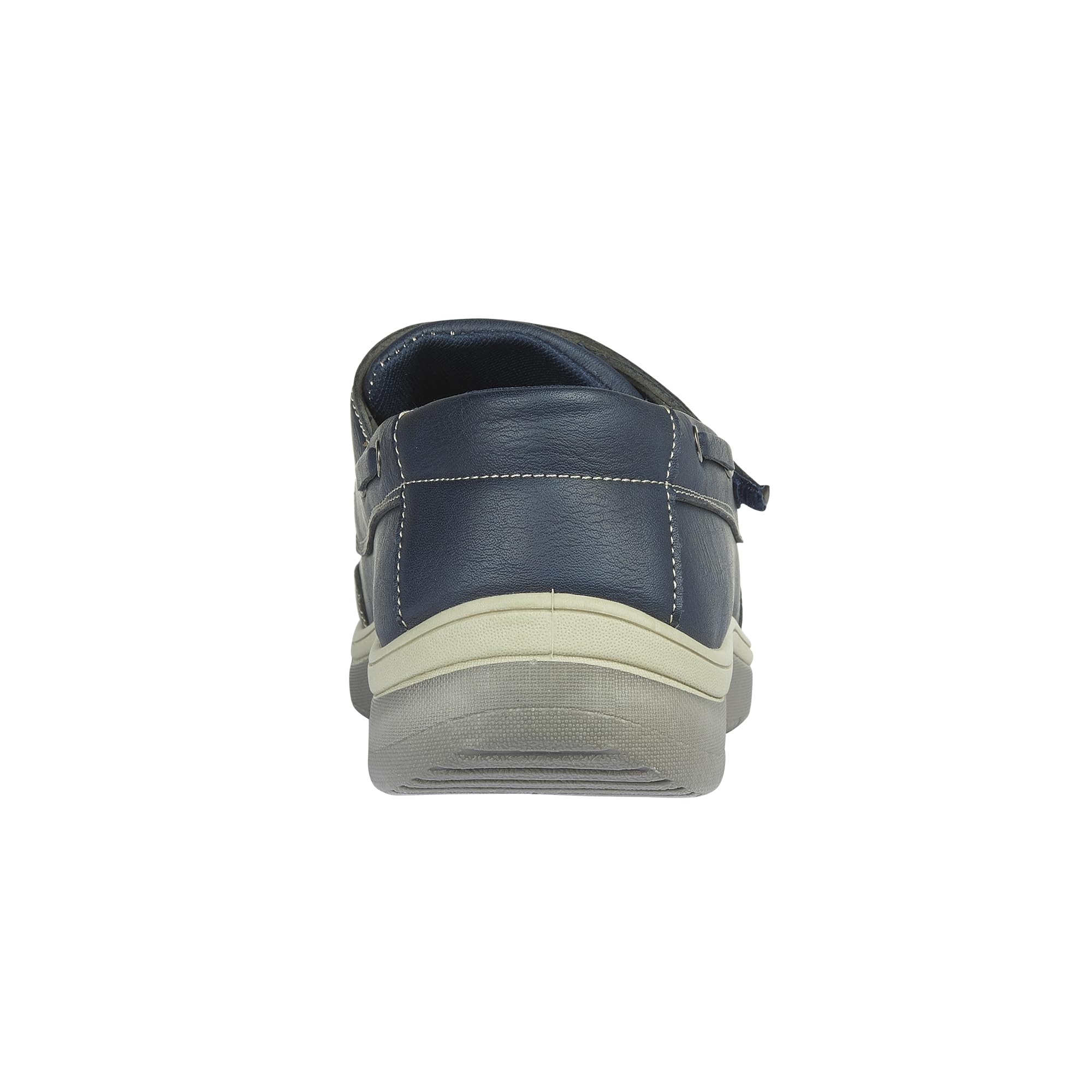Zapatos de piel sintética de ajuste ancho para hombre, sin cordones, informales, ligeros, cómodos, para barco