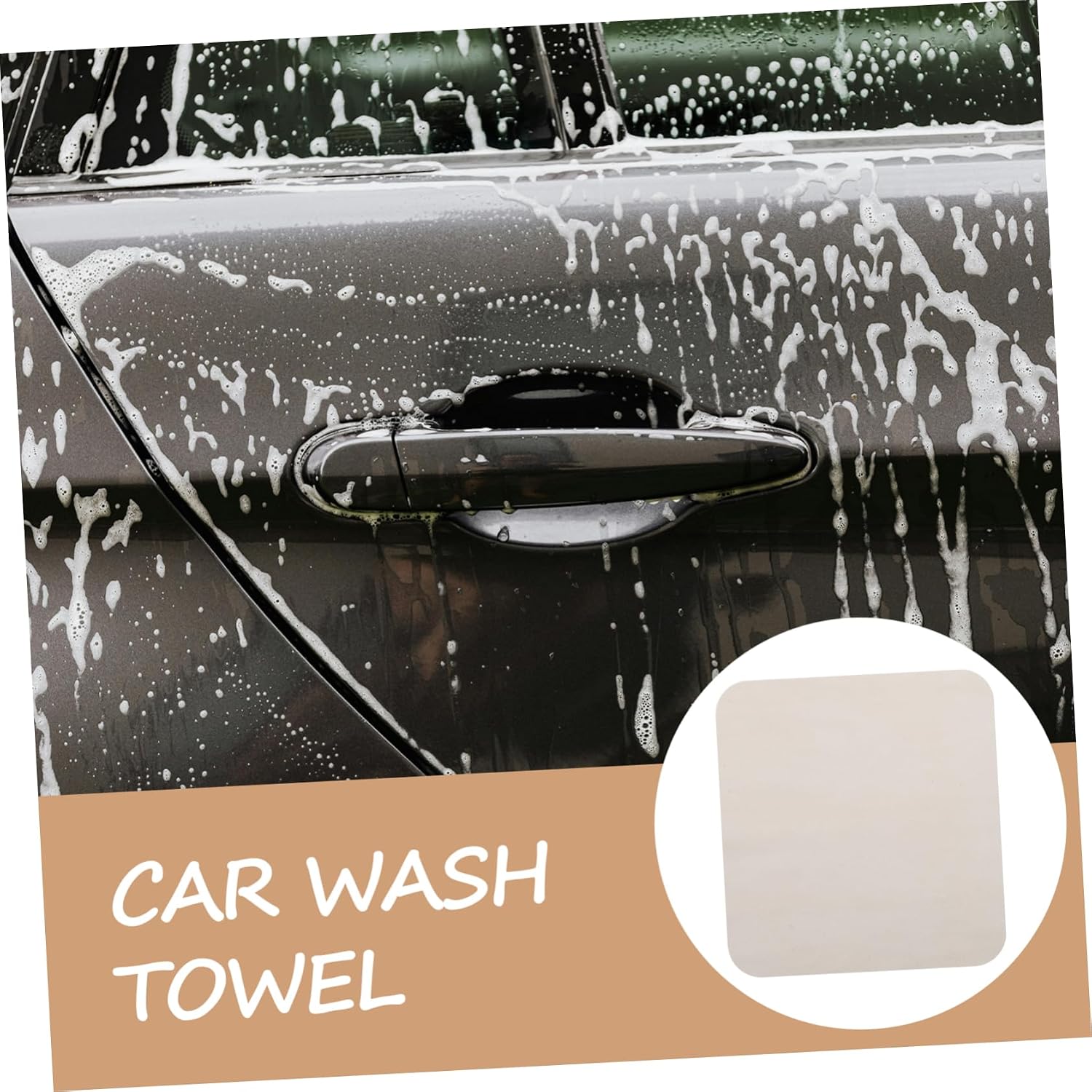 20pcs Car Wash Towels Microfiber Suede Towels for Car Drying Cleaning Ultra Absorbent Gentle Paint