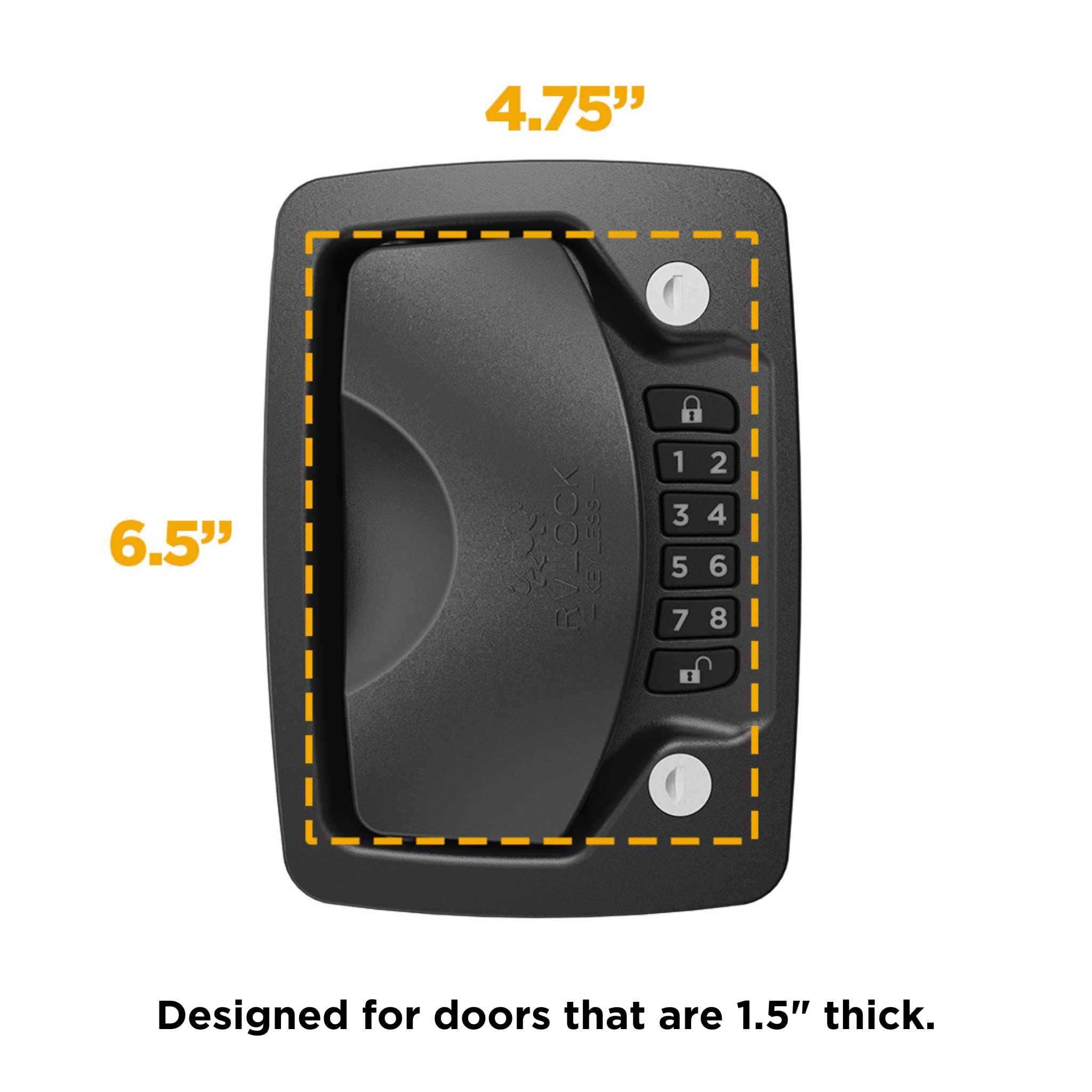 Snapklik.com : Atlas Keyless Handle For Class A And C Motorhomes