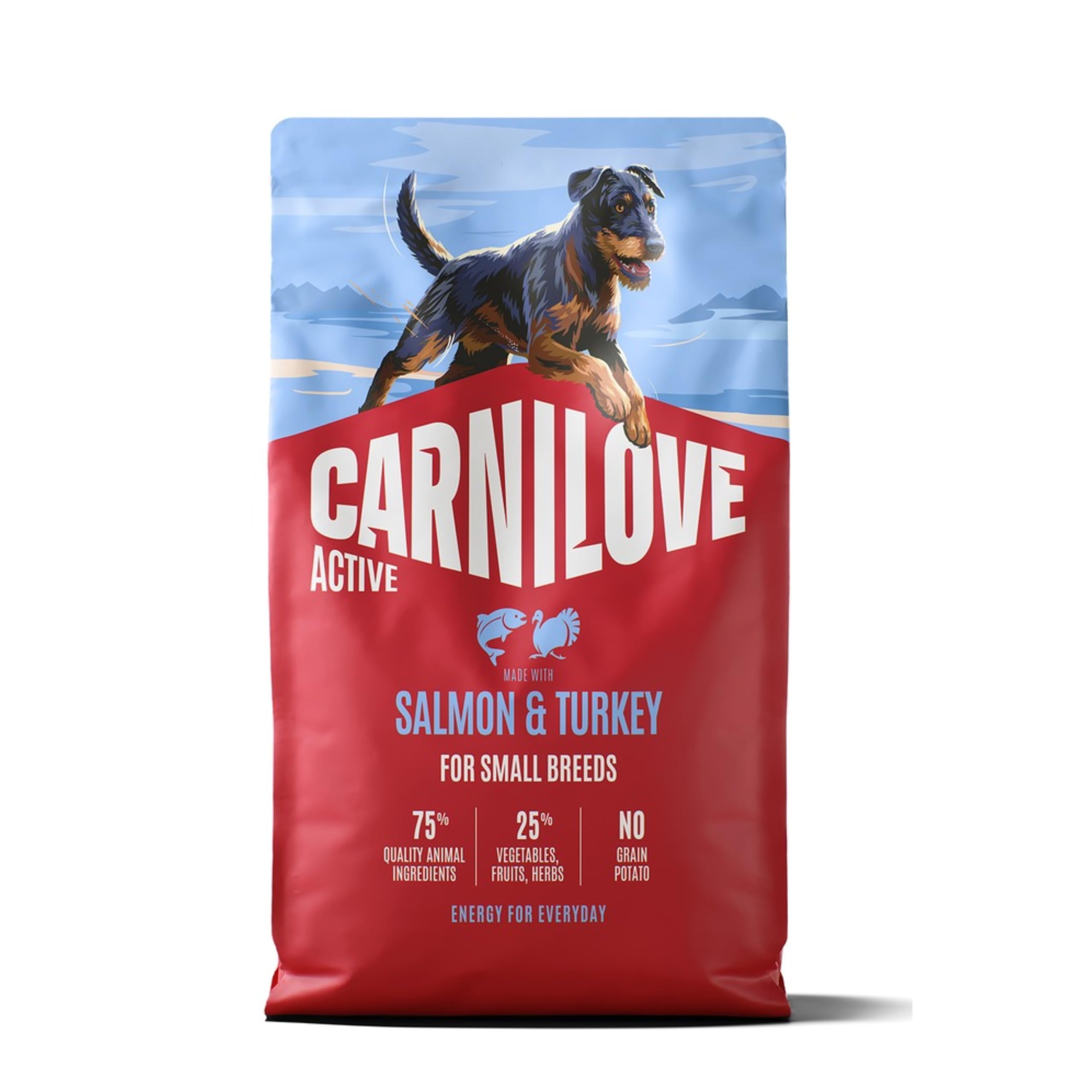 Carnilove Nourriture active pour chiens de petite race au saumon et à la dinde 4 kg