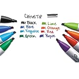 Sharpie 8ct Assorted Chisel Permanent Markers, 1 Pack – view 4