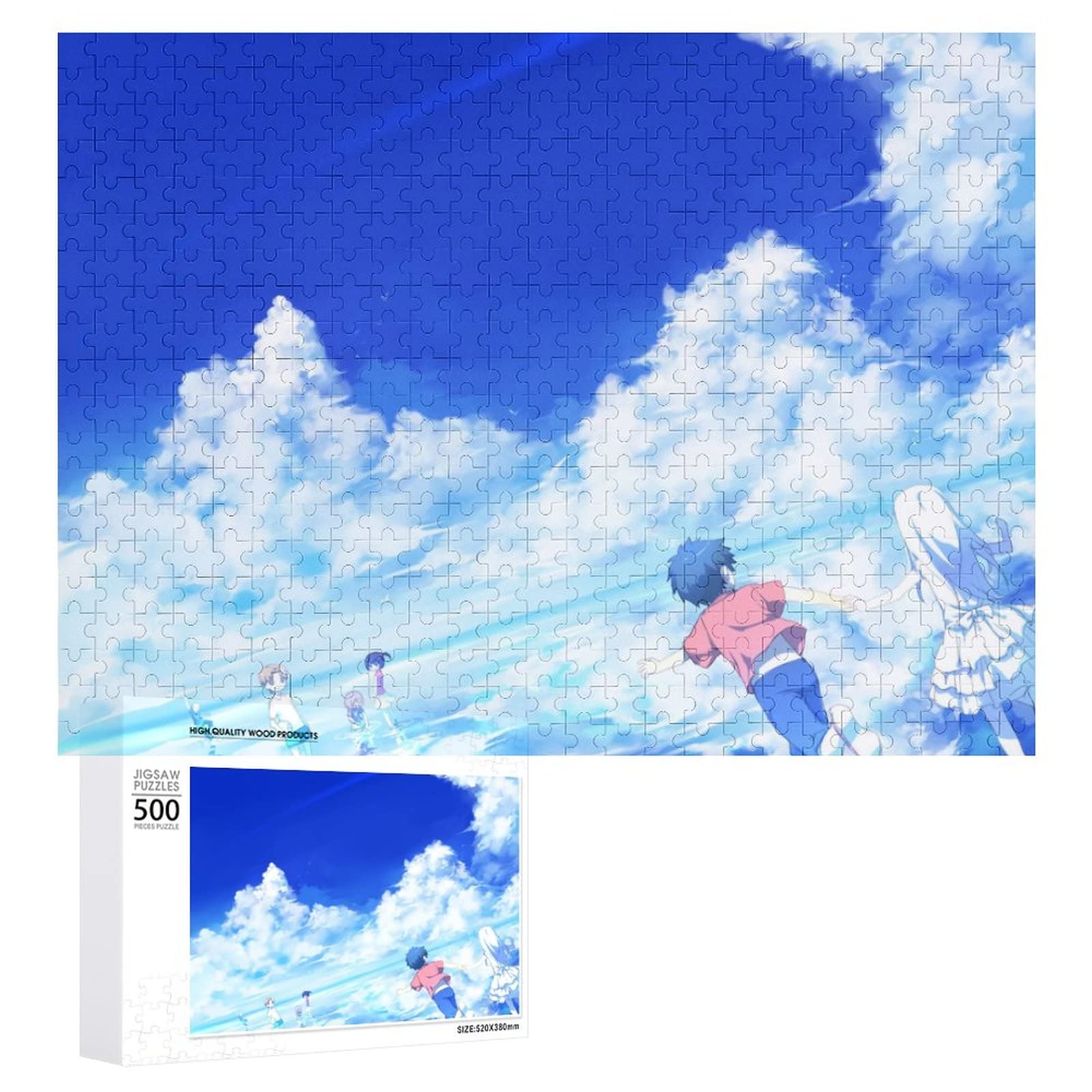 Amazon.co.jp: ジグソーパズル 可愛い キャラクター柄 あの花 めんま