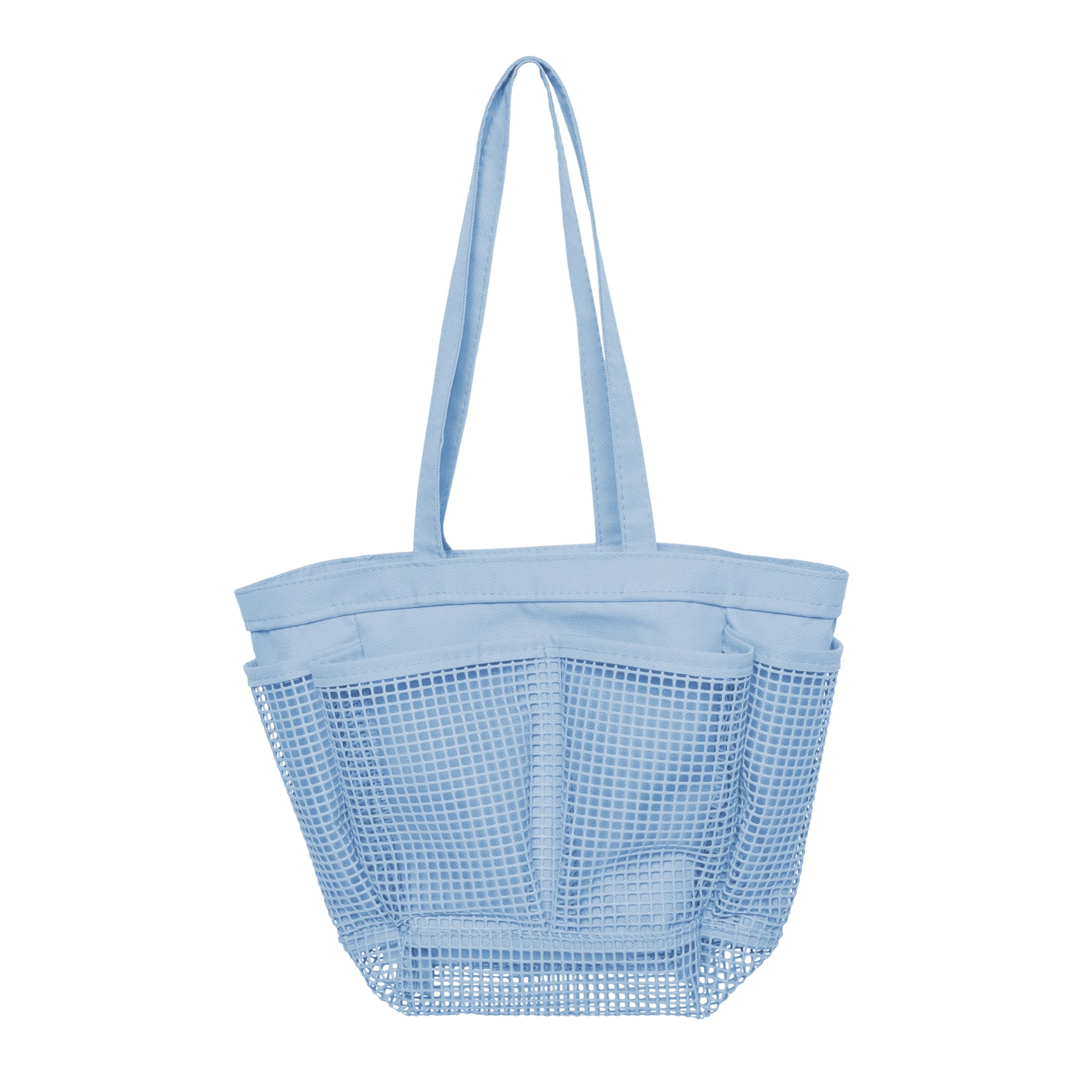 Kenney KN61579 Portable 7-Pocket Mesh Shower Tote Shower Caddy for Toiletries and Personal Care Organization for College Dorms