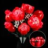 Set 4 Bouquet Fiori Da Costruire In Plastica | Piante Artificiali Fai-da-te Per Decorazione Casa | Idea Regalo Creativa Per Lei E Lui - 2