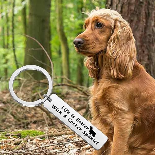 Miniatura 6 de FEELMEM Regalos para amantes de los perros, la vida es mejor con un llavero francésbulldogpitbullperro salchichabeagle