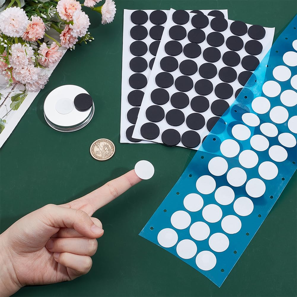 OLYCRAFT 100Pcs/2 Feuilles 20mm Autocollants en Papier Filtre Bouchons Ports D'Injection Auto Réparateurs pour Champignons avec 96Pcs 20.5mm Ports D'Injection Dispositif pour la Culture Champignons
