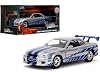 Jada Fast & Furious Diecast Model 132 2002 fits Nissan Skyline GTR R34silverblue