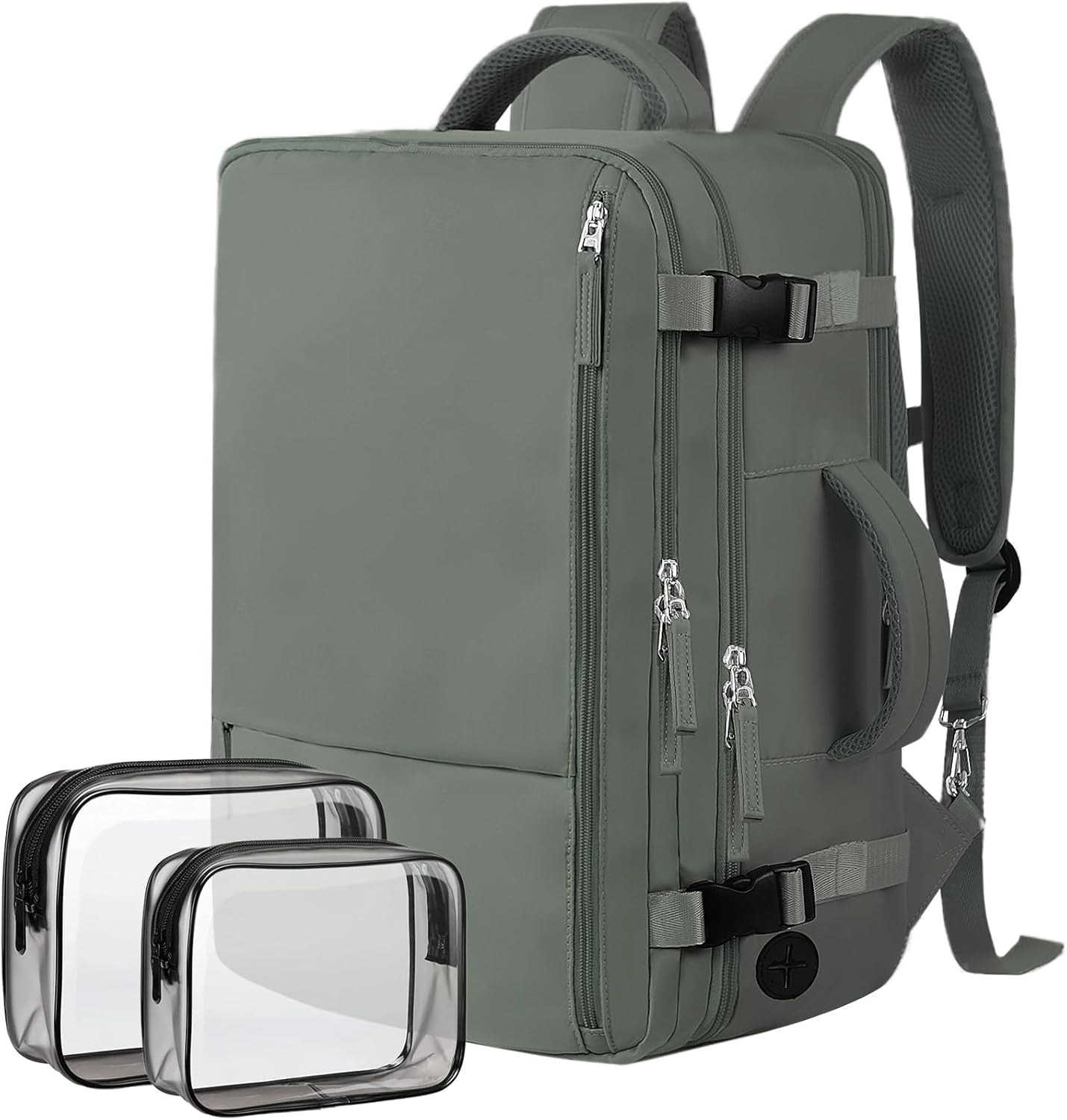 Hanples Extra Large Travel Backpack for Women as Person Item Flight Approved, 40L Carry On Backpack, 17 Inch Laptop Waterproof Hiking Casual Bag(Olive Green) Hanples Extra Large Travel Backpack for Women as Person Item Flight Approved, 40L Carry On Backpack, 17 Inch Laptop Waterproof Hiking Casual Bag(Olive Green)