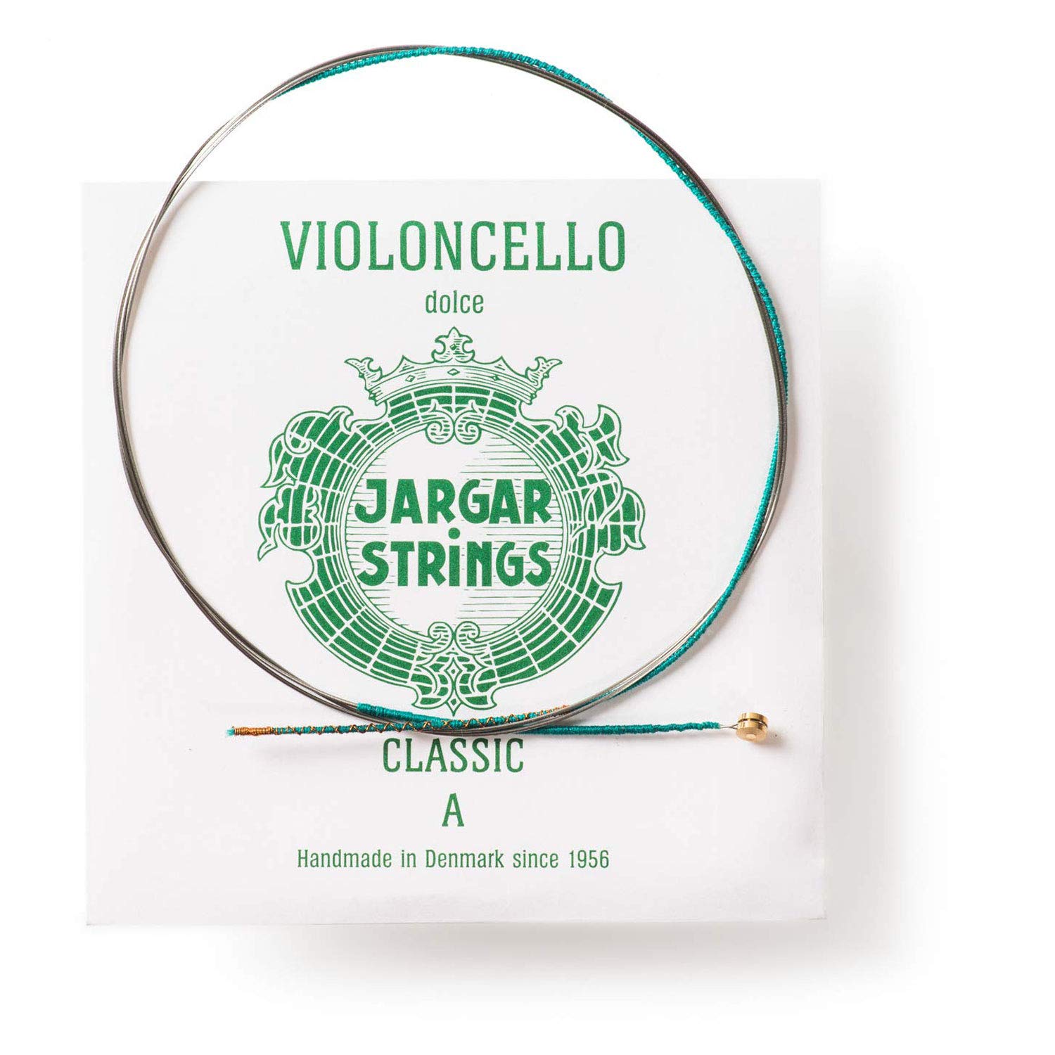 Jargar Classic A acero inoxidable - Juego de 4 cuerdas - Cuerda de cello - Dolce - Calibres de cuerdas/Tensión 0,74mm/16,3kp/35.8lbs