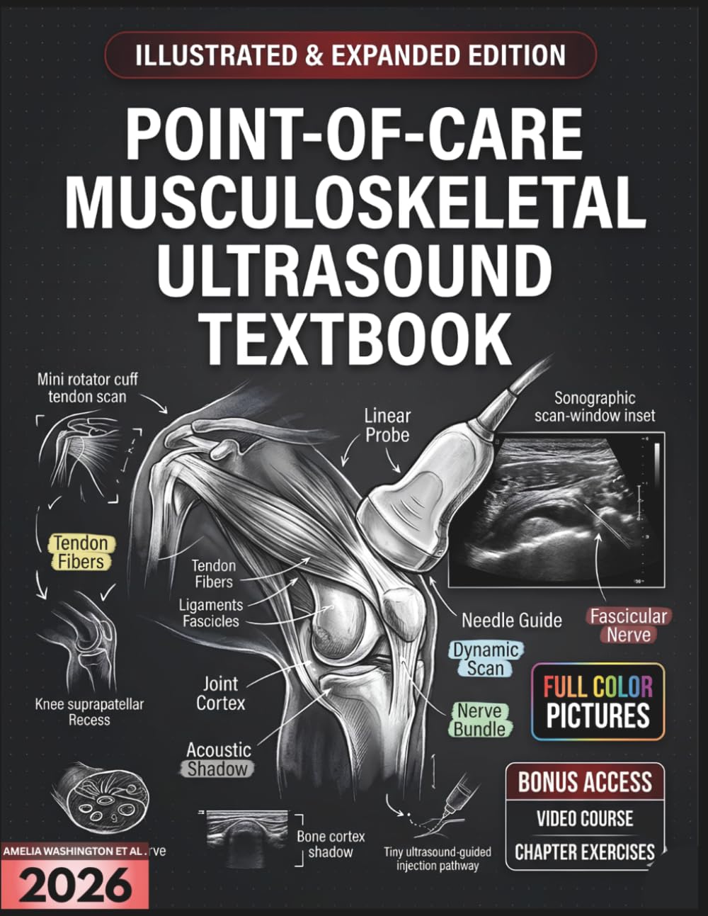 POINT-OF-CARE MUSCULOSKELETAL ULTRASOUND TEXTBOOK: Illustrated & Expanded | A Practical Clinical Guide to Sonoanatomic Assessment, Dynamic MSK Scanning, and Pathology Recognition