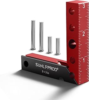 Mini Small Square, 90 Degree Precision Positioning Square, Edge Marking Center Finder Line Scribe Gauge Little Pocket Check Square Tool 45 Degree Carpenter Square Woodworking Aluminum Alloy