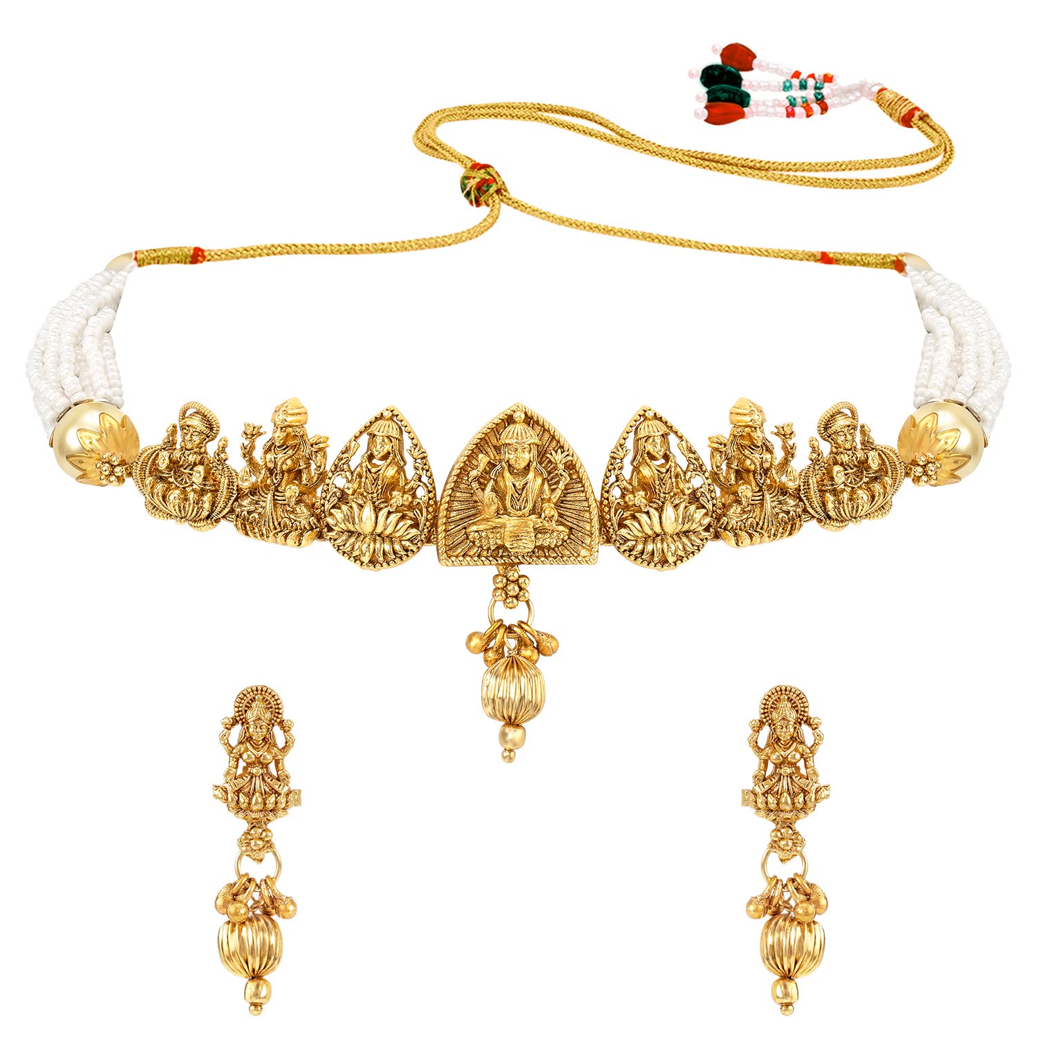 See full amazon price history chart for Peora Ethnic Gold Plated Beads Choker Necklace with Drop Earring Traditional Temple Jewellery Set Gift for Women & Girls Peora Ethnic Gold Plated Beads Choker Necklace with Drop Earring Traditional Temple Jewellery Set Gift for Women & Girls (B0BMGTV4MS) Amazon Price History, Amazon Price Tracker