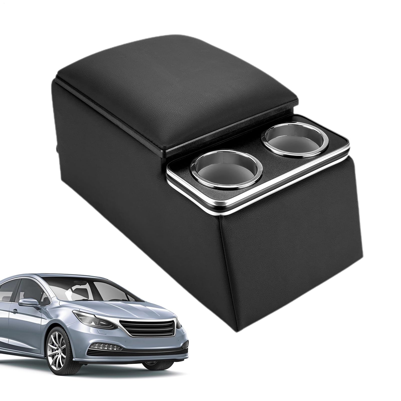 Armadio per auto – Organizer per console posteriore – Scatola di supporto | pieghevole | Ampio scomparto centrale per utility multifunzione per camion SUV sedili posteriori