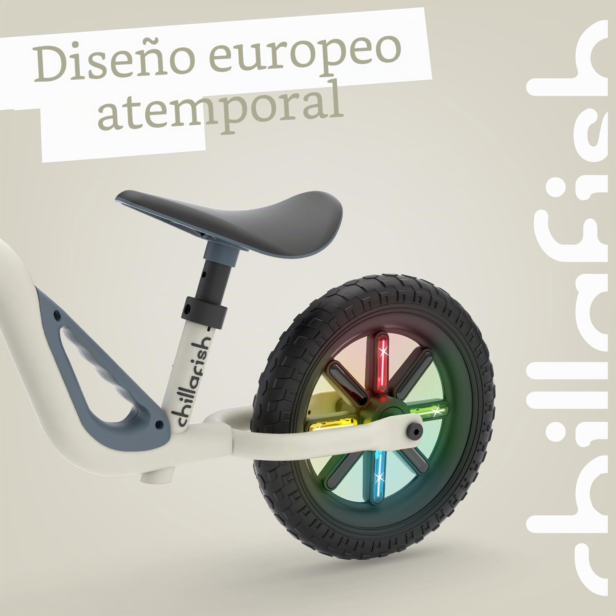 Chillafish Charlie - Bicicleta de Paseo con neumáticos de 10 o 12 Pulgadas, con Ruedas Luminosas u Otros Accesorios