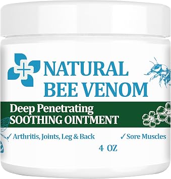 Zealand Bee Venom Serum Gel, Professional for Joint, Muscle, Bone Cream, 24h Fast Release, Soothing Powerful for Back, Neck, Hand, Foot, Knee, Muscle, Shoulder, Hip, Nerve