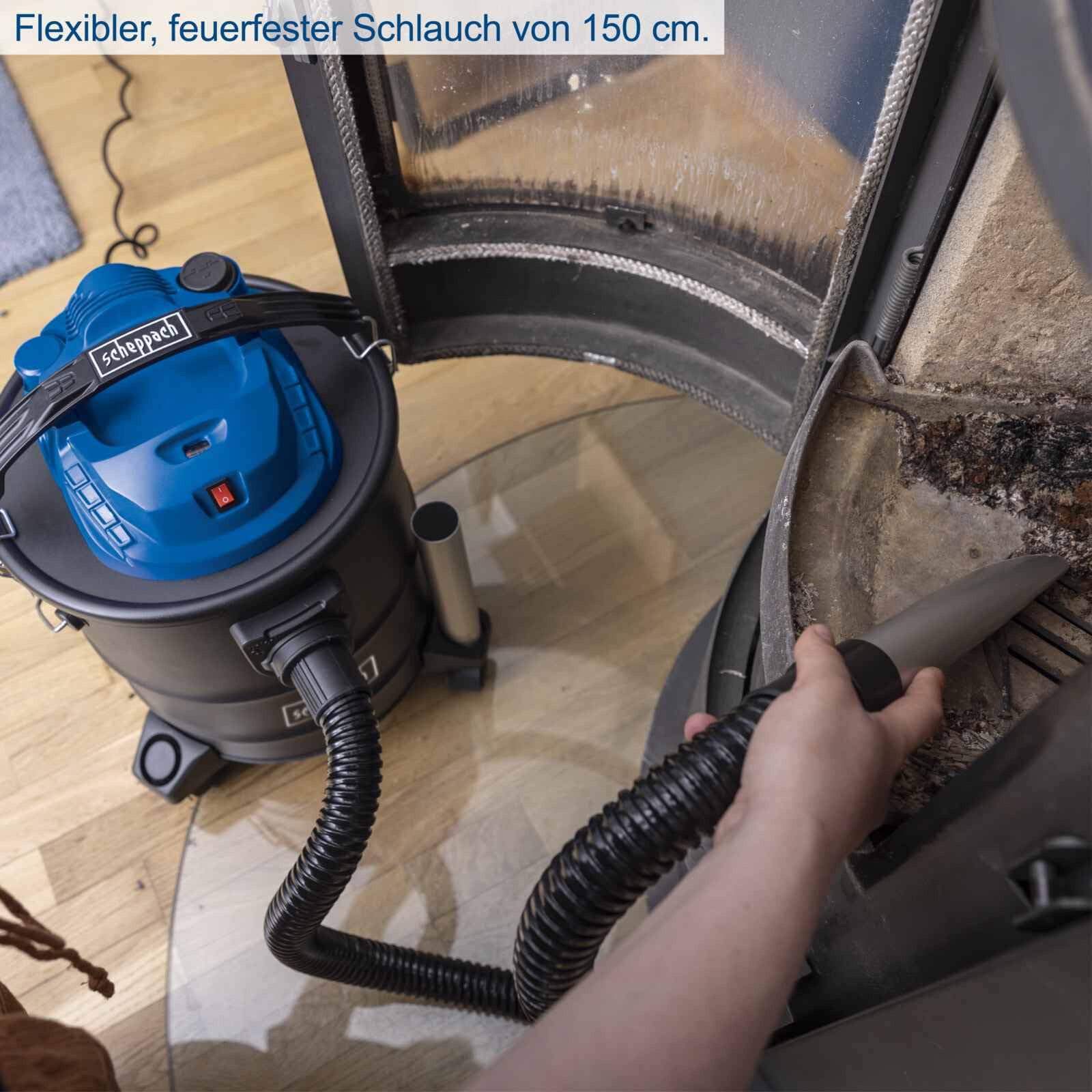 Aspiracenere AVC25 - serbatoio 20L - 1300W - SCHEPPACH