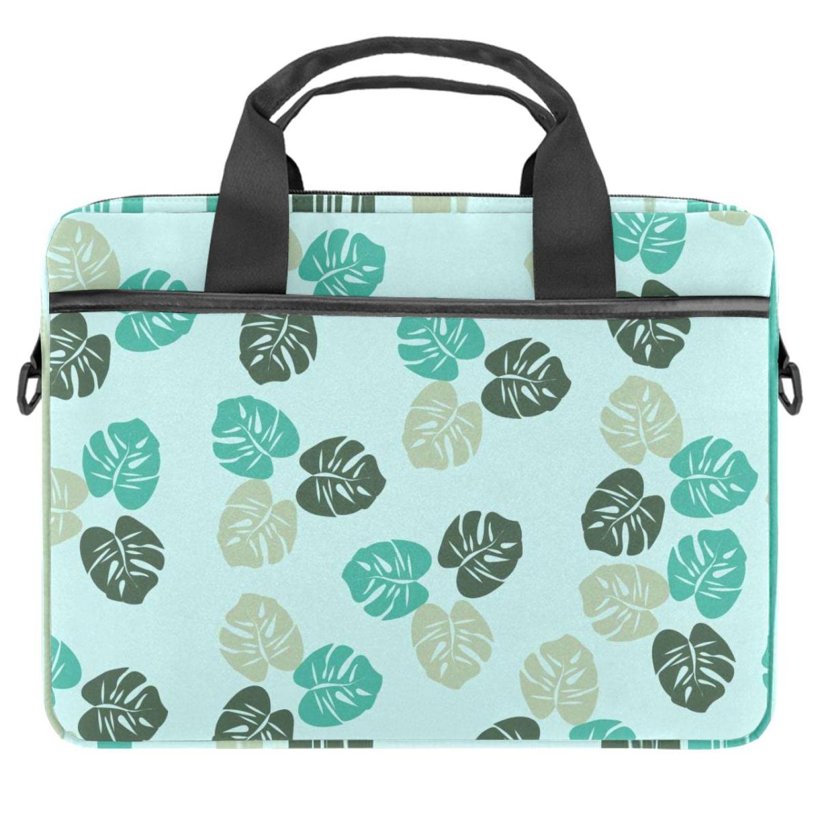 Sac ordinateur portable 13 à 14.5 pouces motif feuilles multicolore
