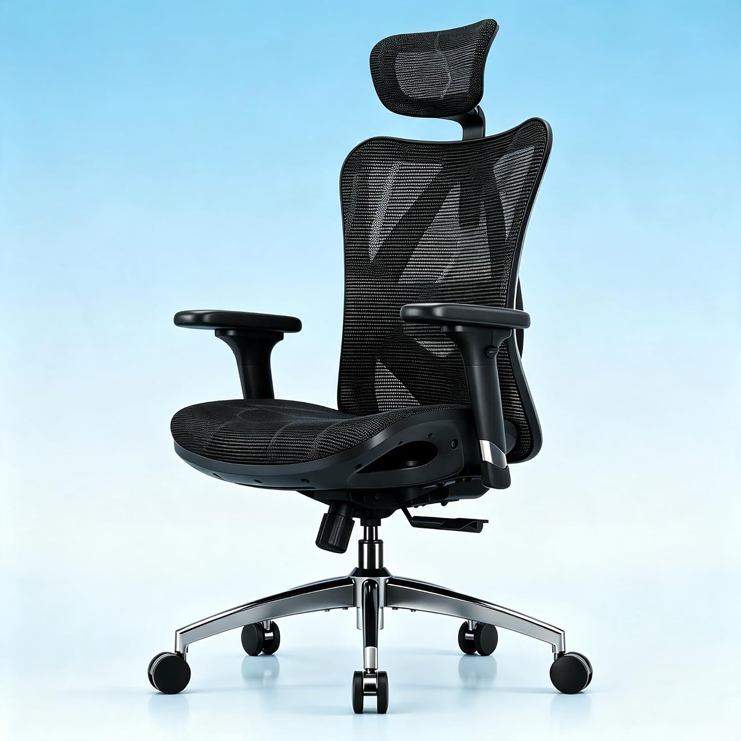 SIHOO Ergonomic Office Chair, Lumbar Support,Jade Black