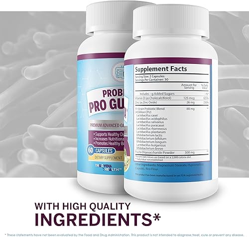 Miniatura 5 de Probiotic Pro Gut Vita - Fórmula probiótica y vitamínica para apoyar la salud intestinal, promueve la digestión saludable, la absorción de