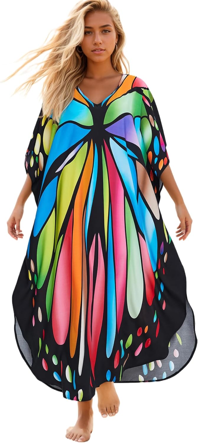 Plus Size Kaftan Dresses Caftans for Women US S-4XL