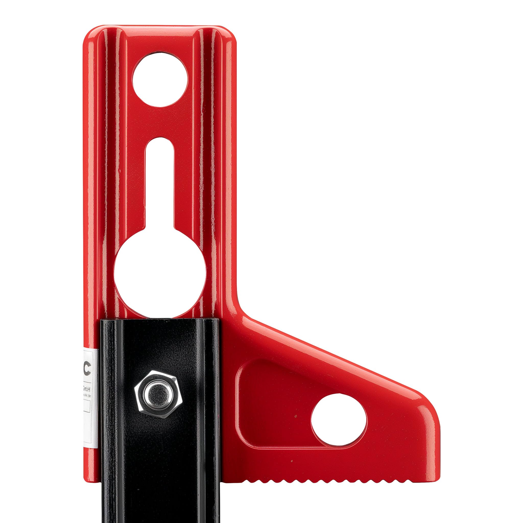 Wiltec Farm Jack obere Klemme, Wagenheber Schelle, Farm Jack Zubehör robuste Stahlkonstruktion, Top Clamp für sichere Hebe- und Windeeinsätze
