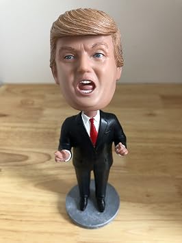 OZUKO Donald Trump Bobblehead, Toy Action Figure of Our President for Car Dashboard, Small-sized, Black