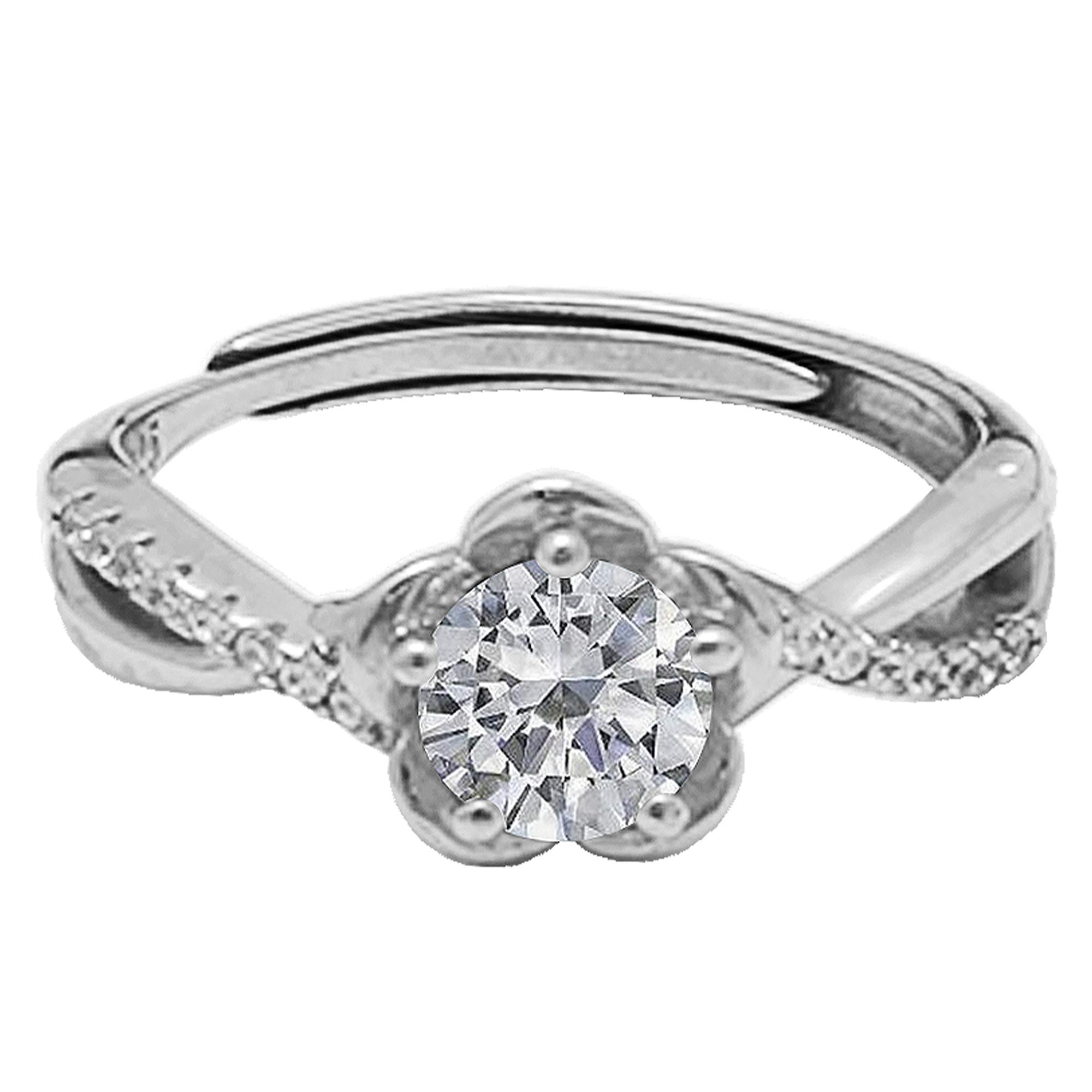 GIVA 925 Silver Zircon Shining Flower Ring, Adjustable | Gifts for Girlfriend, Gifts for Women and Girls | With Certificate of Authenticity and 925 Stamp | 6 Month Warranty* (B08Z3LYMF3) Amazon Price History, Amazon Price Tracker