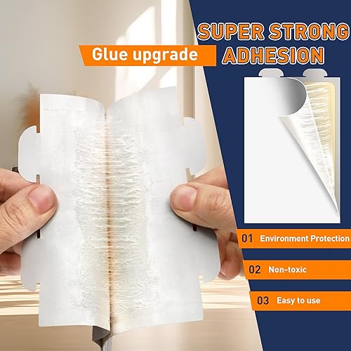 Miniatura 2 de Landisun Trampas para ratones, plagas, trampas para insectos, pegamento adhesivo, trampas para insectos, trampas para mosquitos, trampas adhesivas