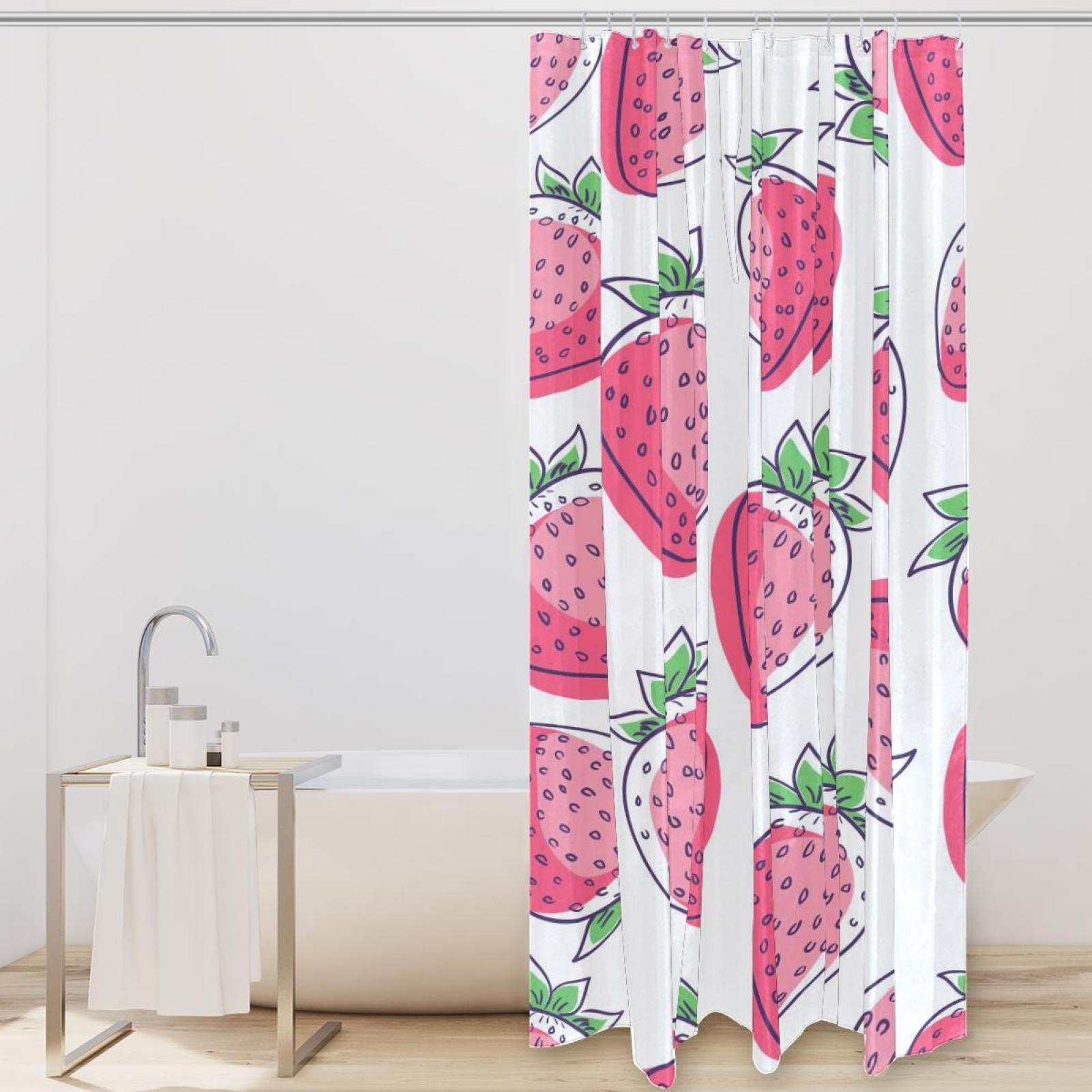 Jejeloiu Tenda Da Doccia Con Fiocco Rosa Kawaii Per Decorazione Del