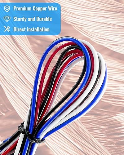 Miniatura 5 de Arnés de cableado de espejos de remolque para Chevy Silverado GMC Sierra 1500 2500HD 2014-2018 Luz de señales de giro de carga para correr, 2