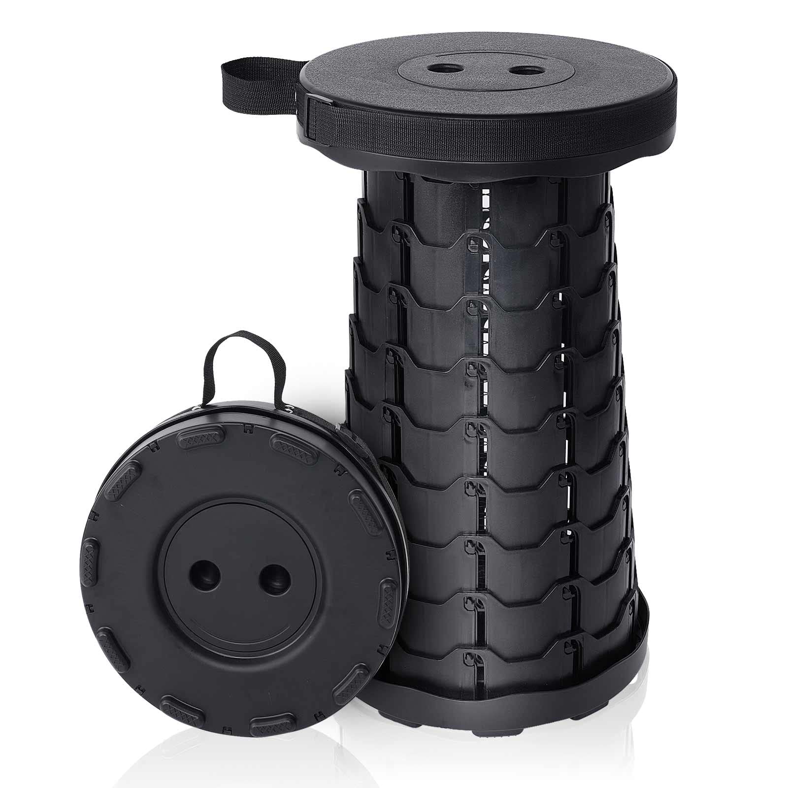 Foldable Telescoping Stool Portable, Retractable Stool for Adults