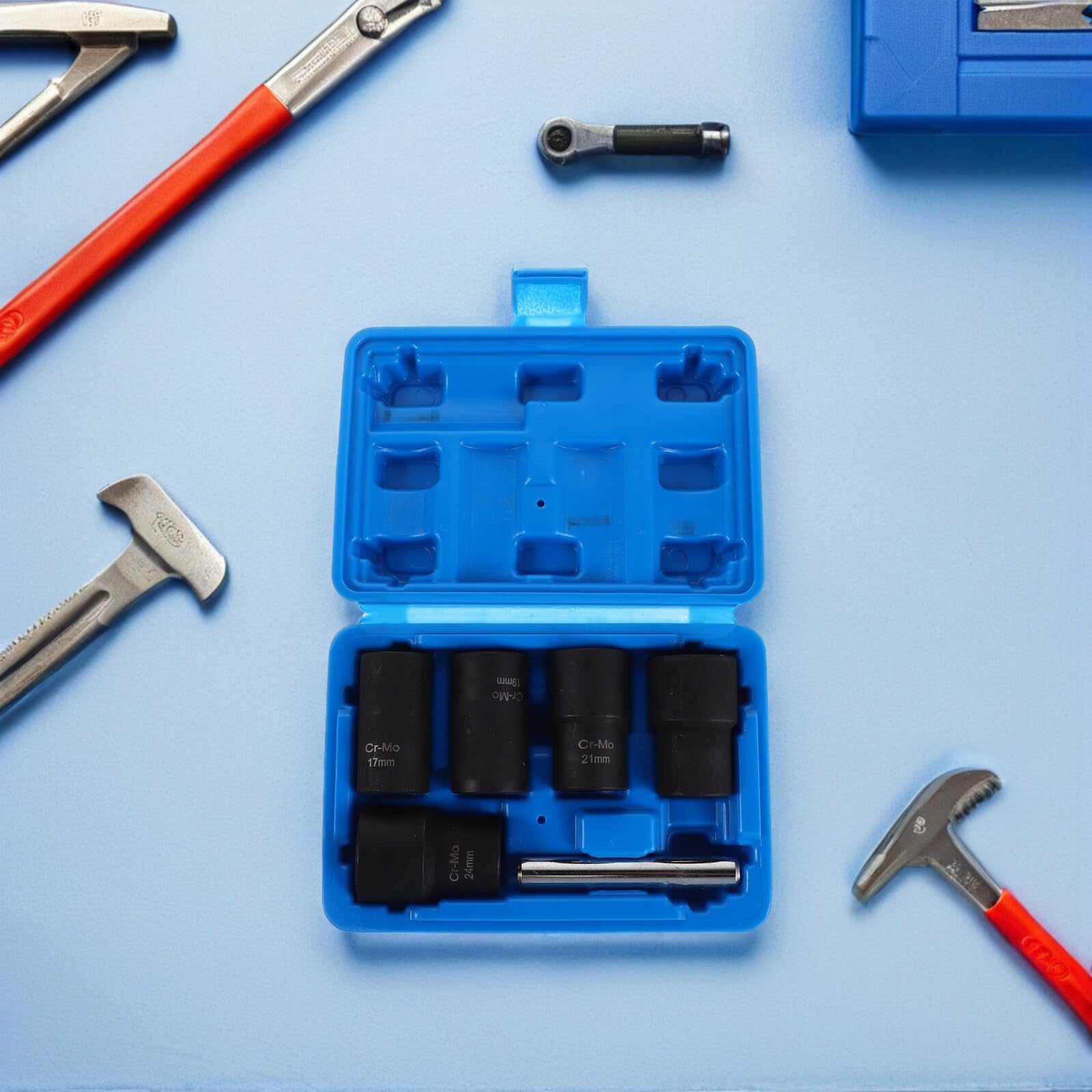 Angoily Extracteur De Boulons à Percussion Kit Outils De Réparation Pour Boulons Et Goujons Endommagés Outil Extraction Pour Ateliers De Pneus Et Garages Automobile