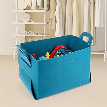 Amazon｜折りたたみ式おもちゃ箱, 折りたたみ式フェルトおもちゃ収納