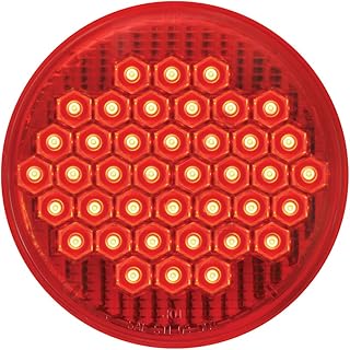 Grand General 87700 Red 4" Round 40-LED Sealed Stop/Turn/Tail Light