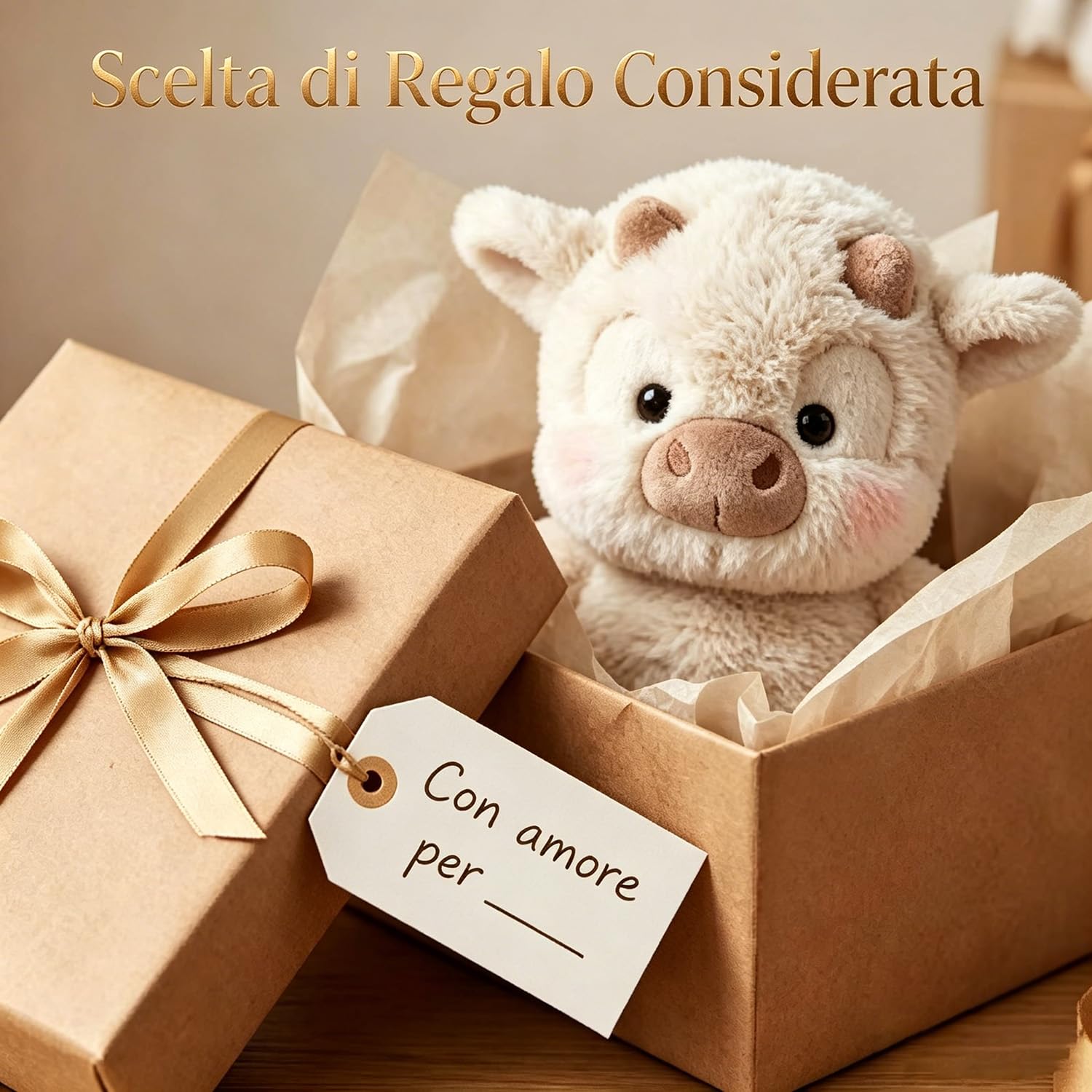 Mucca Peluche Che Corre 45cm Cuscino Morbido Bambola Da Collezione A Forma Di Pecora Peluche