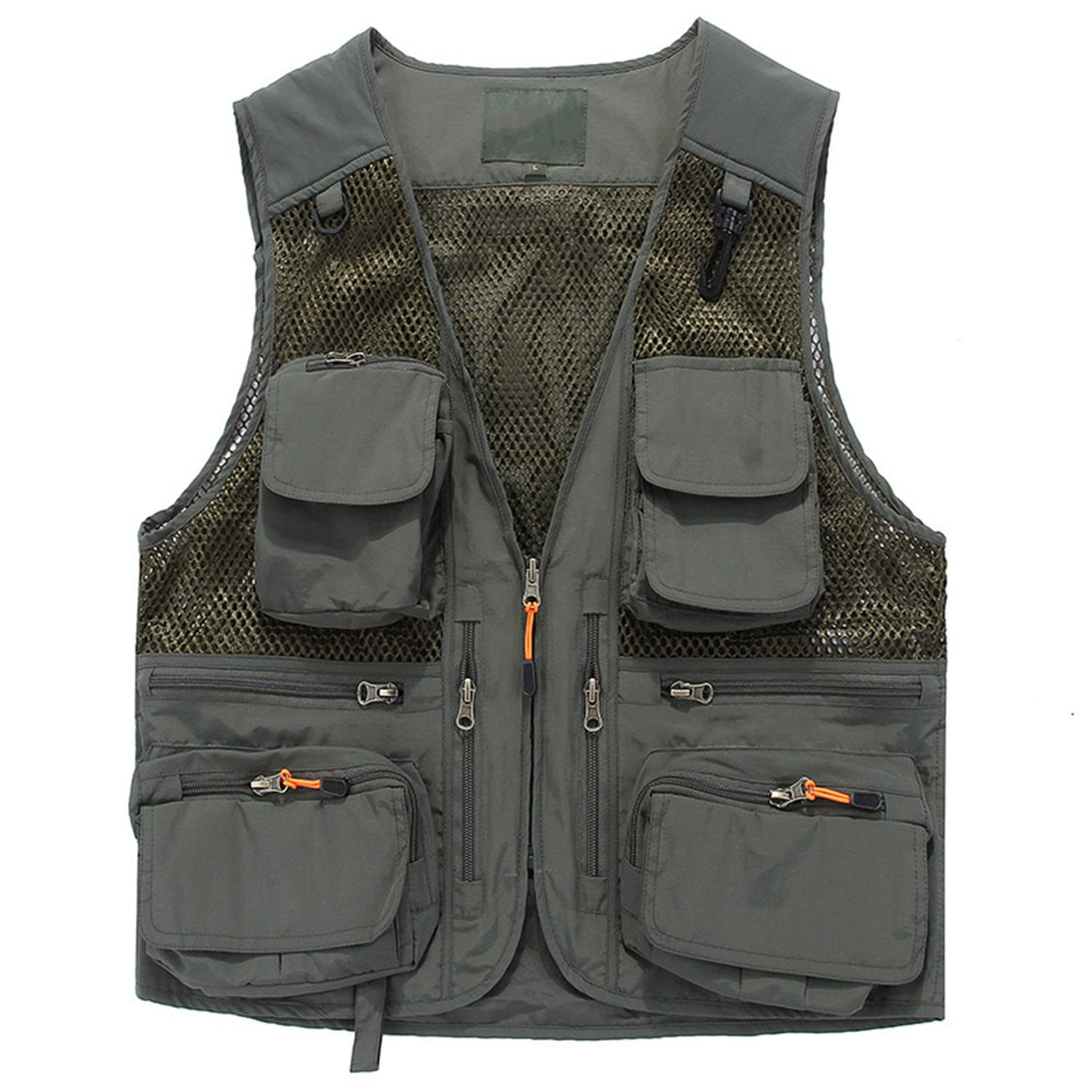 Chaleco para Hombre Chaleco Sin Mangas con Multibolsillos Chaleco Transpirable De Verano Chaleco Casual para Fotografía De Pesca Chaqueta De Viaje para Senderismo Exterior