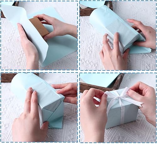 Miniatura 33 de Koogel 120 hojas de papel de seda a granel, papel de regalo de 20 x 14 pulgadas para bolsas de regalo de Navidad, manualidades, boda, fiesta