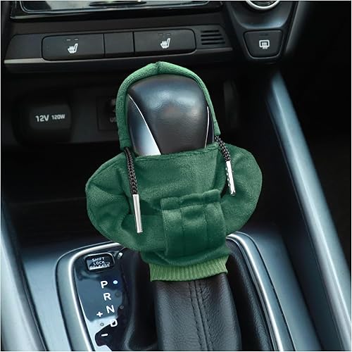 Funda para palanca de cambios de automóvil, sudadera con capucha para decoración y protección de automóvil, accesorios universales para el interior