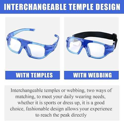 Miniatura 2 de Gafas deportivas de baloncesto con correa elástica para niños, gafas de fútbol