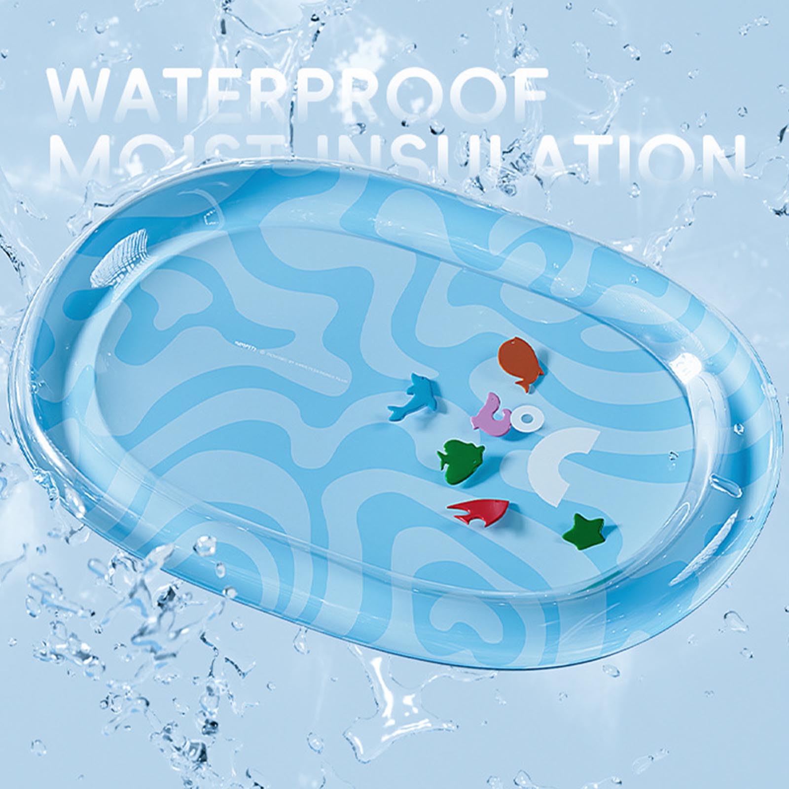 Tapis D'eau Pour Chat Sur Le Thème De L'océan Avec Poisson