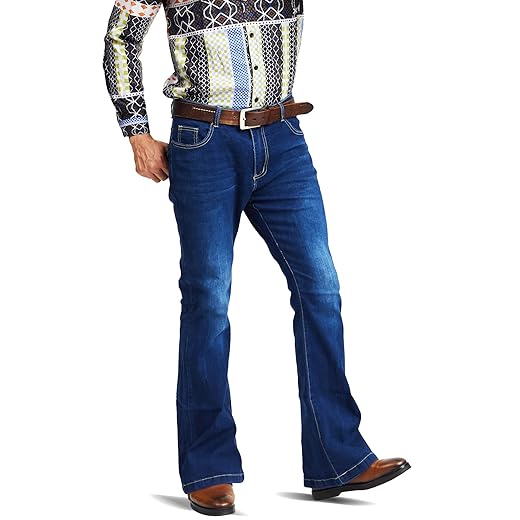 Mens Bell Bottom Pants 70s Outfits for Men,Mens Bell Bottoms Disco Pants Bell Bottom Pants Jeans for Men