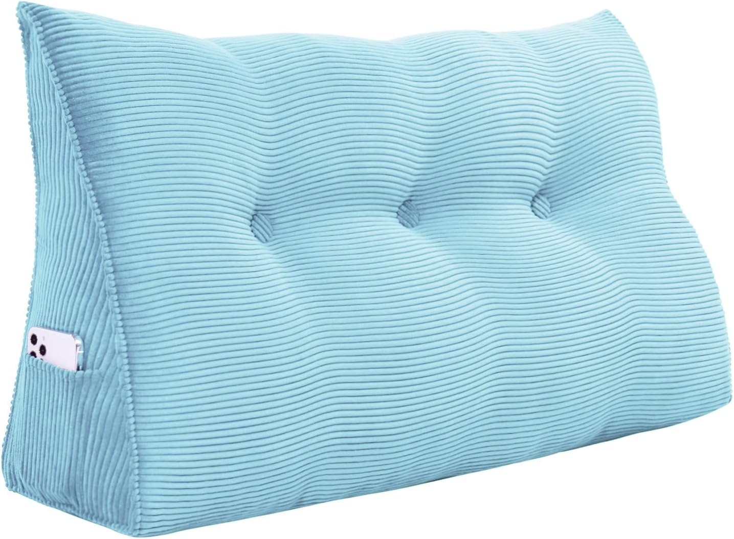 VERCART Large Reading Pillow, Triangular Bed Wedge Pillows